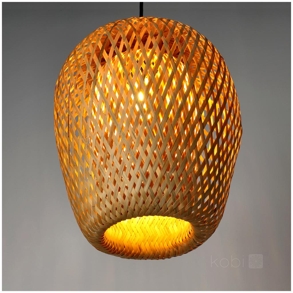 Boho Bamboo Hanging Lamp 24cm 1xE27