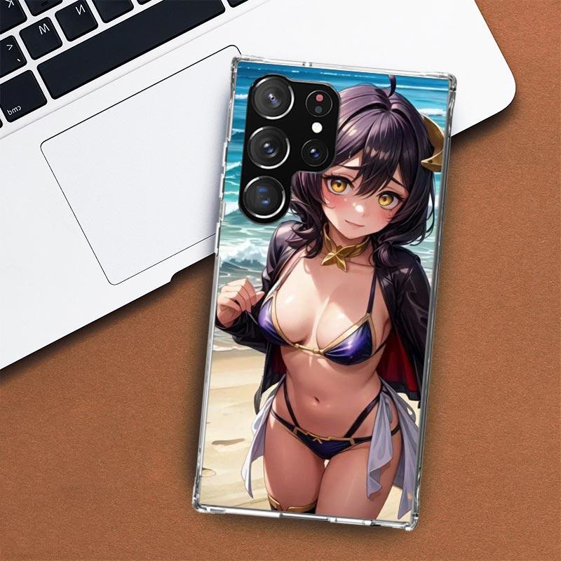 Gushing Over Magical Girls Phone Case For Samsung Galaxy S24 S23 S22 Ultra S21 S20 Fe S10 Plus S10E S9 S8 + Shell Coque