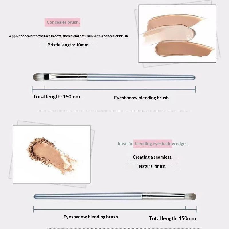14 Piece Makeup Brush Set Includes Eyeshadow Brush Blush Brush Foundation Brush Concealer Brush Eyeshadow Makeup Brush Tools