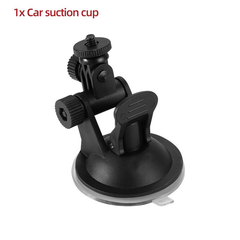 Universal Car Suction Holder, Windshield Mount for GoPro 13 12 11 10 9 8 5, Insta360 SJCAM AKASO DJI Osmo Action Camera Bracket