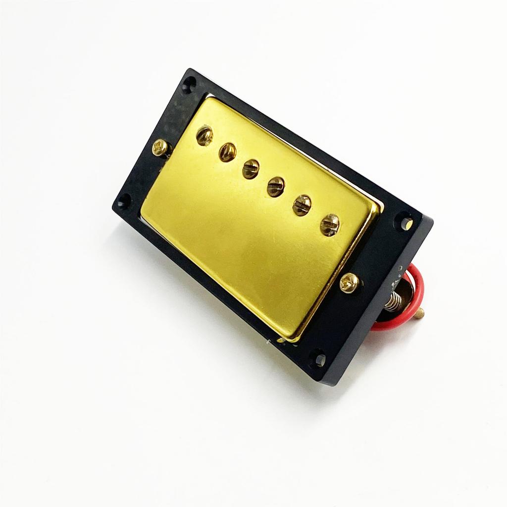 LP Electric Guitar Pickups Adjustable-Screw Double-Coil Pickups Dual-Coil Pickups 50/52mm String Spacing, Gold