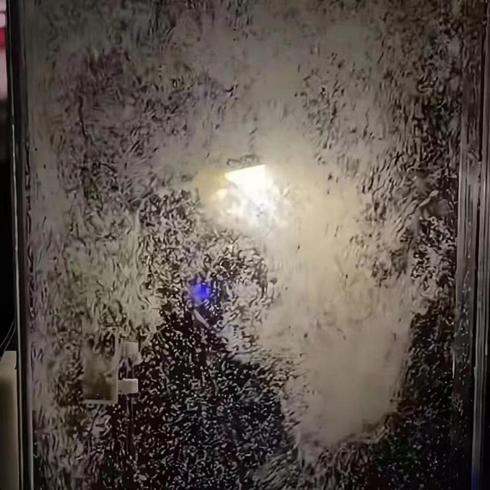 Schneeszene Straßenlaterne DIY Verschneite Nacht Fließendes Kleines Nachtlicht Weihnachten Weihnachtsmann Handgemachtes DIY Materialpaket Geburtstagsgeschenk