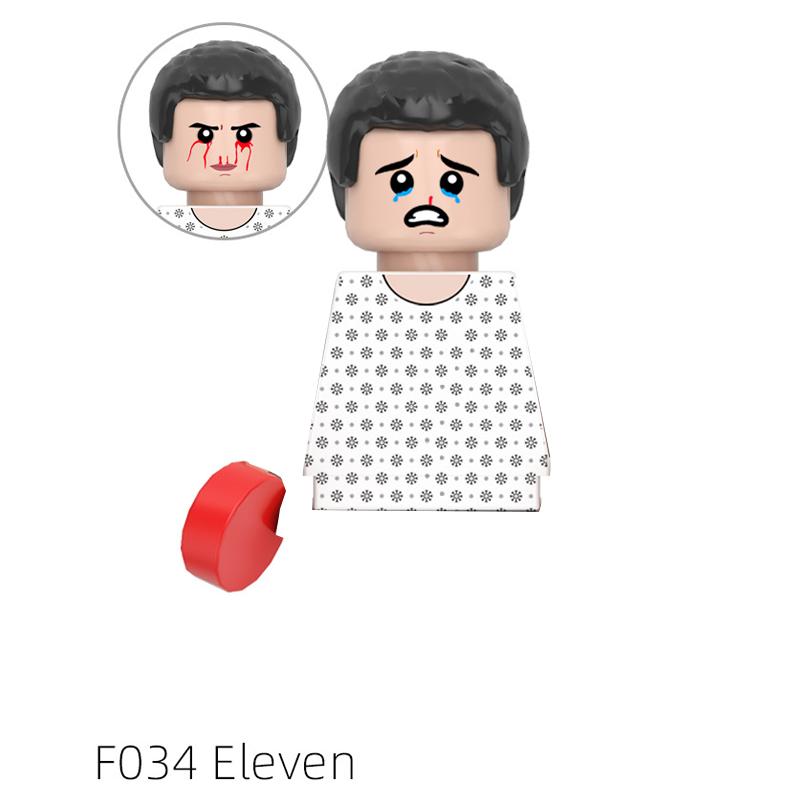 Schrecklicher Film Auf dem Kopf Dustin Mike Lucas Will Eleven Modellbausteine Erleuchten Actionfigur Bausteine Spielzeug für Kinder