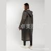 Outdoor PEVA Raincoat Adult One-piece Poncho Long Scenic Travel Portable Thickened PE Non-disposable Raincoat