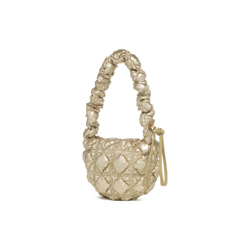 New CARLYN Nylon One Shoulder Handbag Regular Women's Gold H73101010D