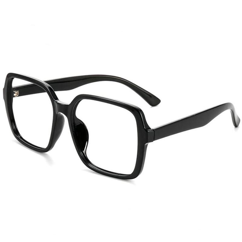 Big Frame Polygon Myopia Glasses TR90 Anti Blue Light Women Men Prescription 0 To -4 0 Myopes Lunettes