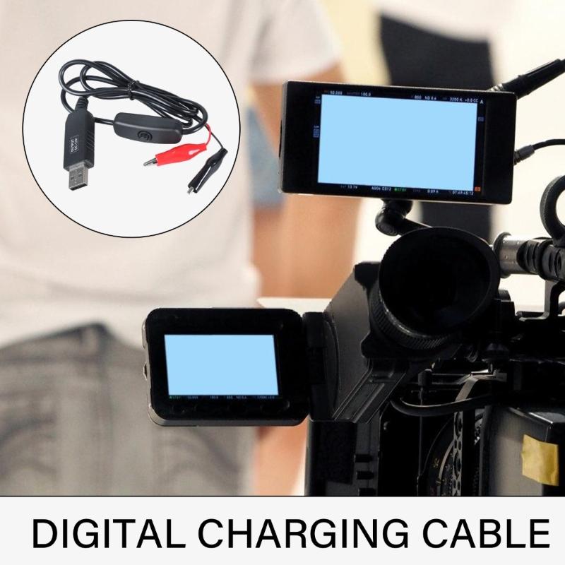 Durability USB to Alligators Clip Connectors Wire 18AWG Alligators Clip with USB Connectors for DIY Power Supply Line