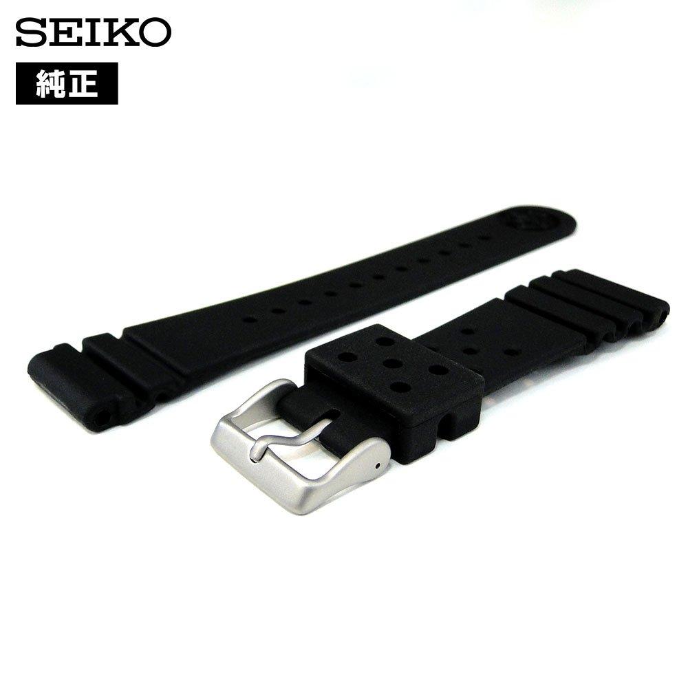 [SEIKO Genuine Domestic Authorized Retailer] 22mm Seiko Diver's Urethane Band DAL1BP with Spring Bar Remover and Simple Instructions
