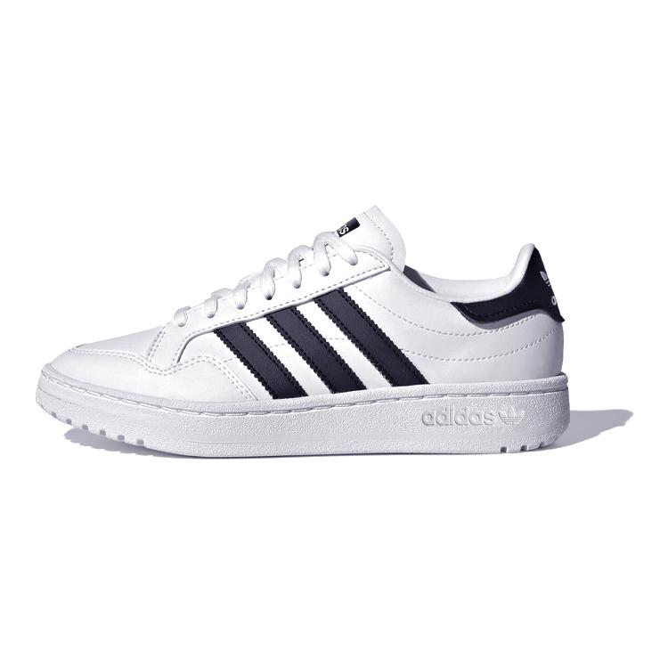 

Adidas Originals Team Court J Slip Resistant Slip Resistant Low top Skateboard Shoes White Black Teenagers EF6815 36⅔