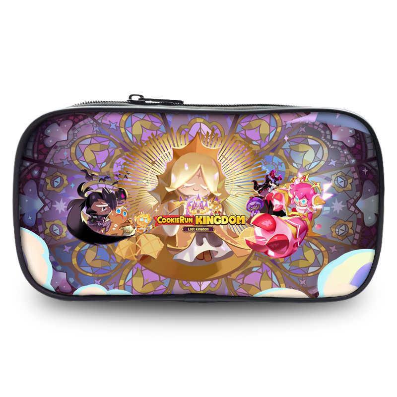 Kingdom Cookierun Stationery Bag Student Printed Pencil Bag Zipper Design