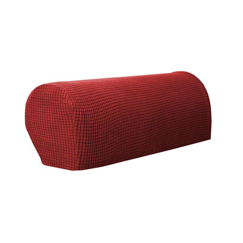 

2 шт. Чехлы на подлокотники Эластичный набор Защита подлокотников кресла дивана Чехол для дивана Съемный Red