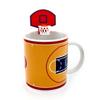 Mug - basketball - orange - 20 cl - céramique - non compatible lave-vaisselle