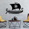 Viking Ship Wall Decor Metal Art Pirate Sculpture Living Room Gift
