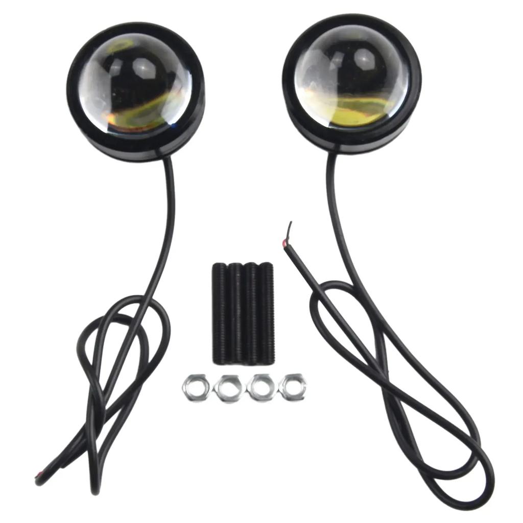 High Quality New Replacement Useful Fog Light Daytime Light White Set Dustproof High Power LED Projector Waterproof
