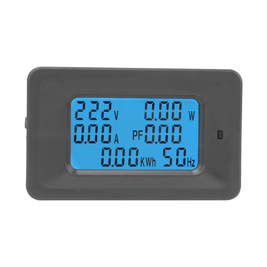 6 in 1 Digital LCD Meter Voltage 110 250V Current 100A Power Monitor Panel with Mutual Inductor