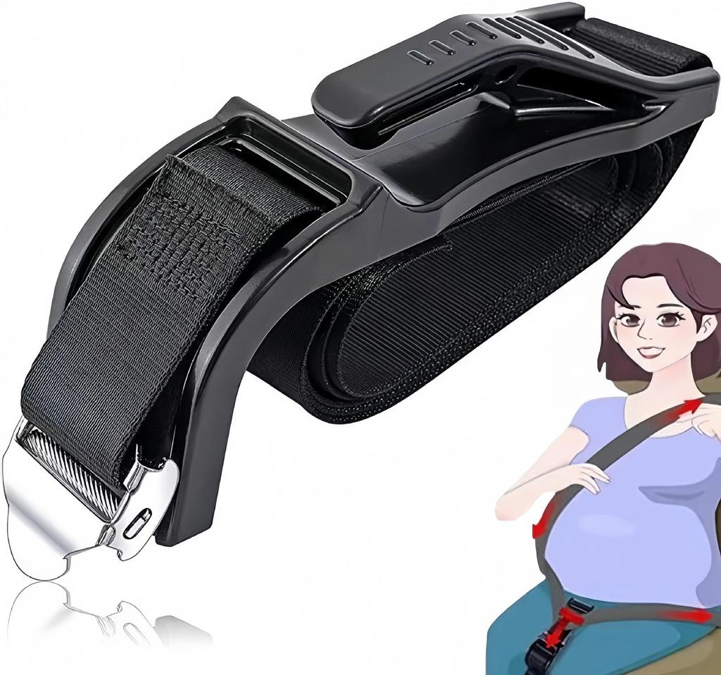 Universal Pregnancy Seat Belt Adjuster - Comfort and Safety for Pregnant Drivers