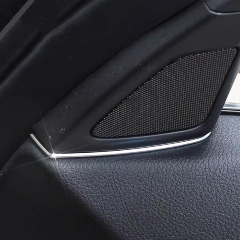 ABS Car A Pillar Door Stereo Speaker Decoration Cover Trim Stickers For Speaker Car Interior Decors