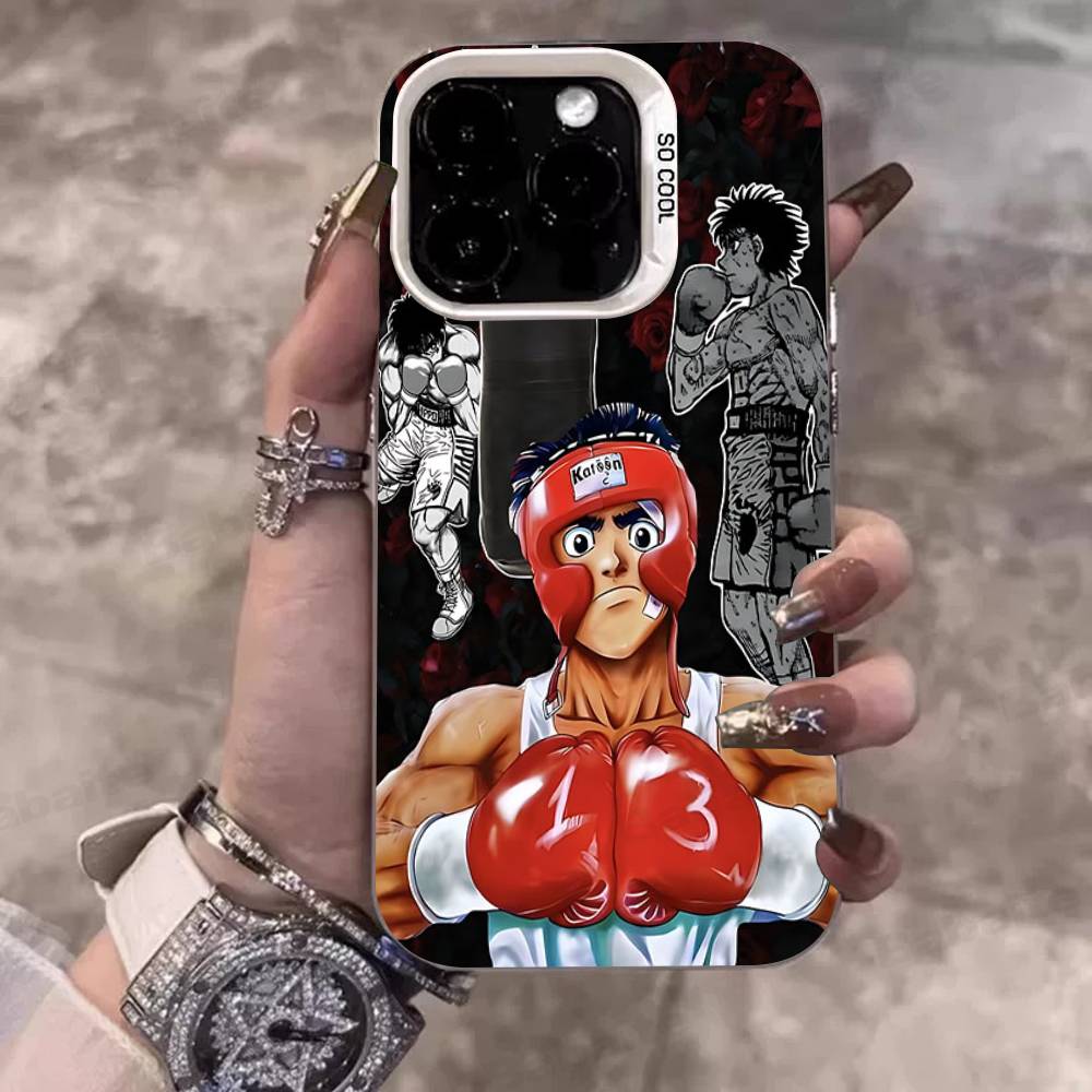 Anime H-Hajime N-No I-Ippo Phone Case For IPhone 16 15 14 13 12 11 17 Pro MAX Plus Pro Matte Shockproof Cover