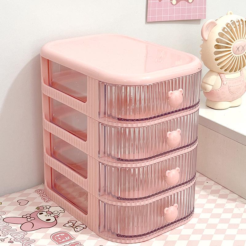 Desktop Drawer Jewelry and Cosmetics Storage Box