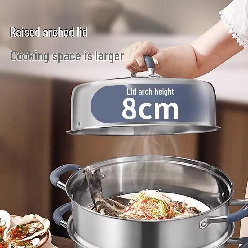 KOBACH 3-Layer 304 Stainless Steel Steamer Pot