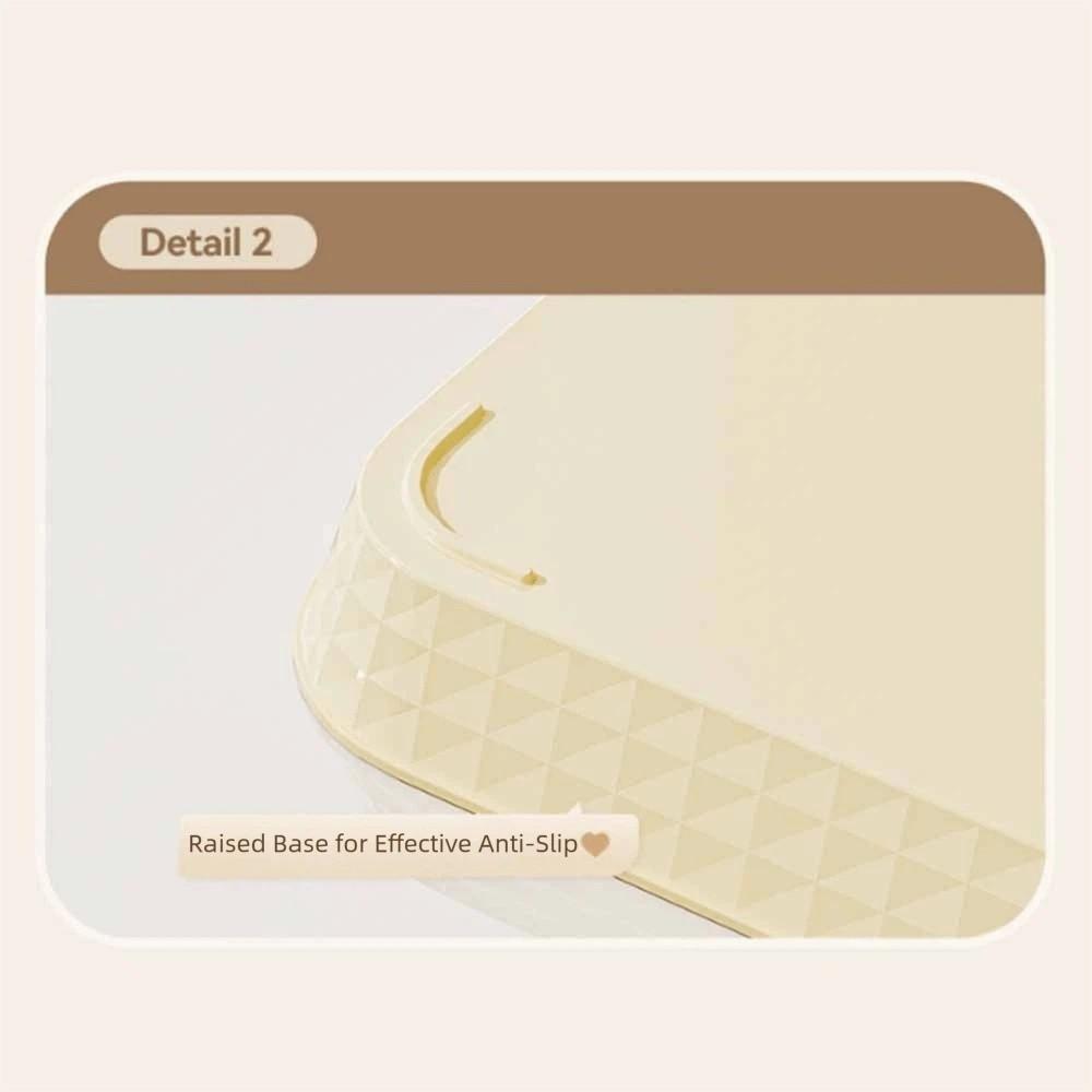 Stackable Rectangular Storage Tray Lightweight Serving Tray Eco-friendly Fruit Tray  Food Serving