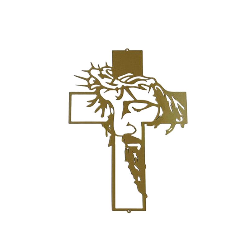 Cross Acrylic Sign, Jesus Wall Art Decor, Modern Wall Decoration, Silhouette Art, Suitable For Home Office Living Room Bedroom