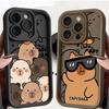 Cute Capybara Case for Apple iPhone 14 Pro 16e 14 XS XR 12 Mini 16 Plus 11 15 Plus 11 13 Pro MAX Soft Cover