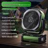 Portable DC Powered Oscillating Fan with Long Battery Life for Outdoor Camping