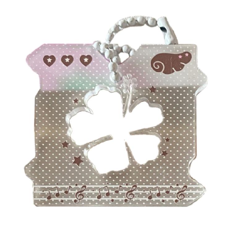 Porte-clés Mode Note de Musique Creuse Pendentif Suspendu Dessin Animé Pendentif Symbole Musical Ornement de Clé Convient pour un Usage Quotidien