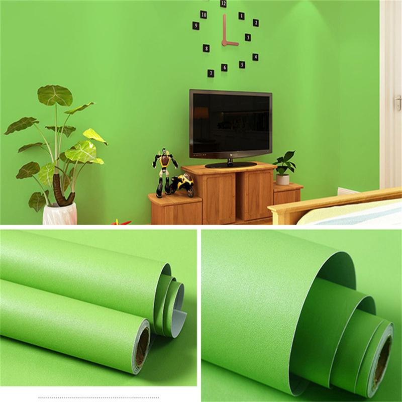 Papier Peint Adhésif Uni Mat Autocollant Rénovation Meubles Armoire Autocollants Chambre à Coucher Film Vinyle DIY Adhésif Décoration Chambre