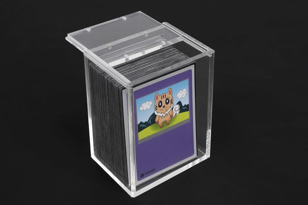 TOYGER SCASE Fully Transparent Deck Case Unit Deck (Scase) [Fully Clear] (Main (Transparent Case))