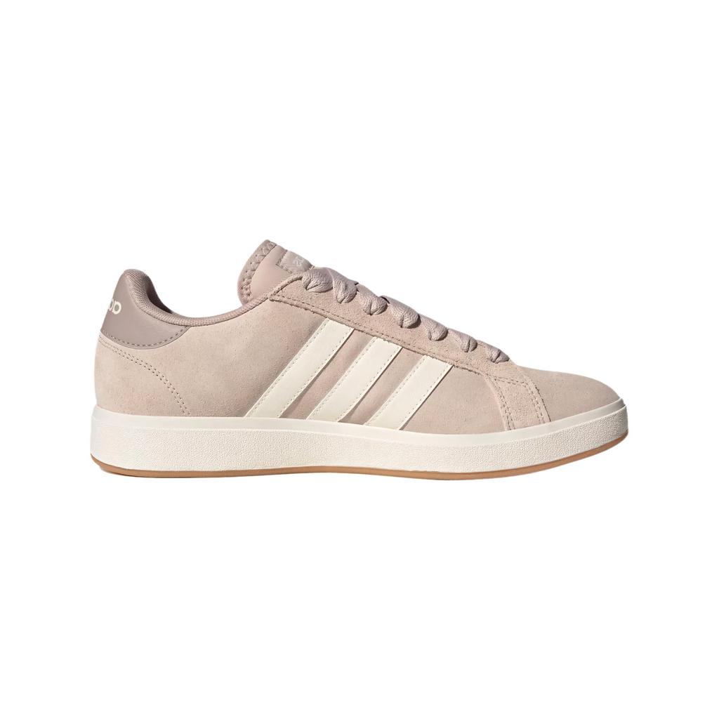 New Adidas Grand Court Base 00s Wear-Resistant Low-Top Skateboard Shoes Men's Brownish-white-gray JQ2721