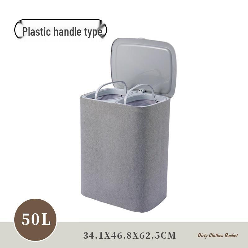Handon Foldable Fabric Laundry Basket with Lid