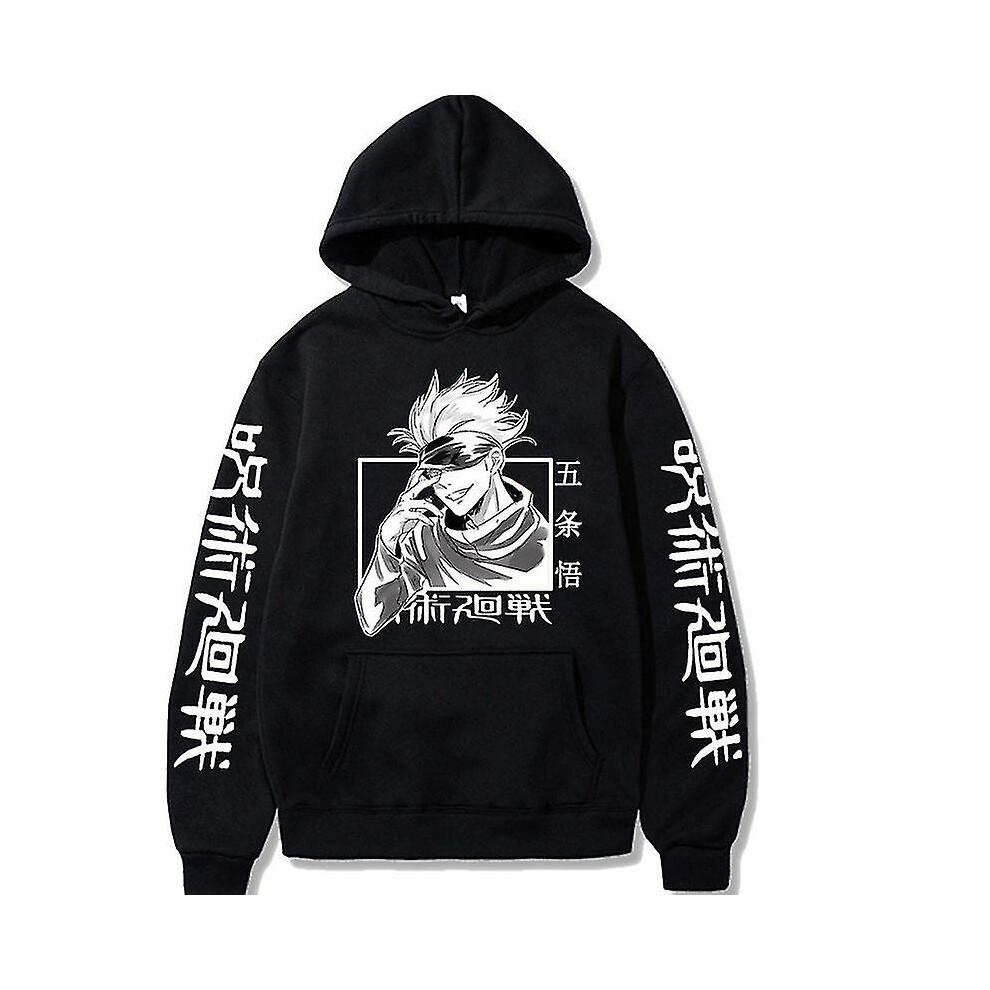 Jujutsu Kaisen Hoodie Hip Hop Anime Truien Tops Gojo Satoru Print Sweatshirts