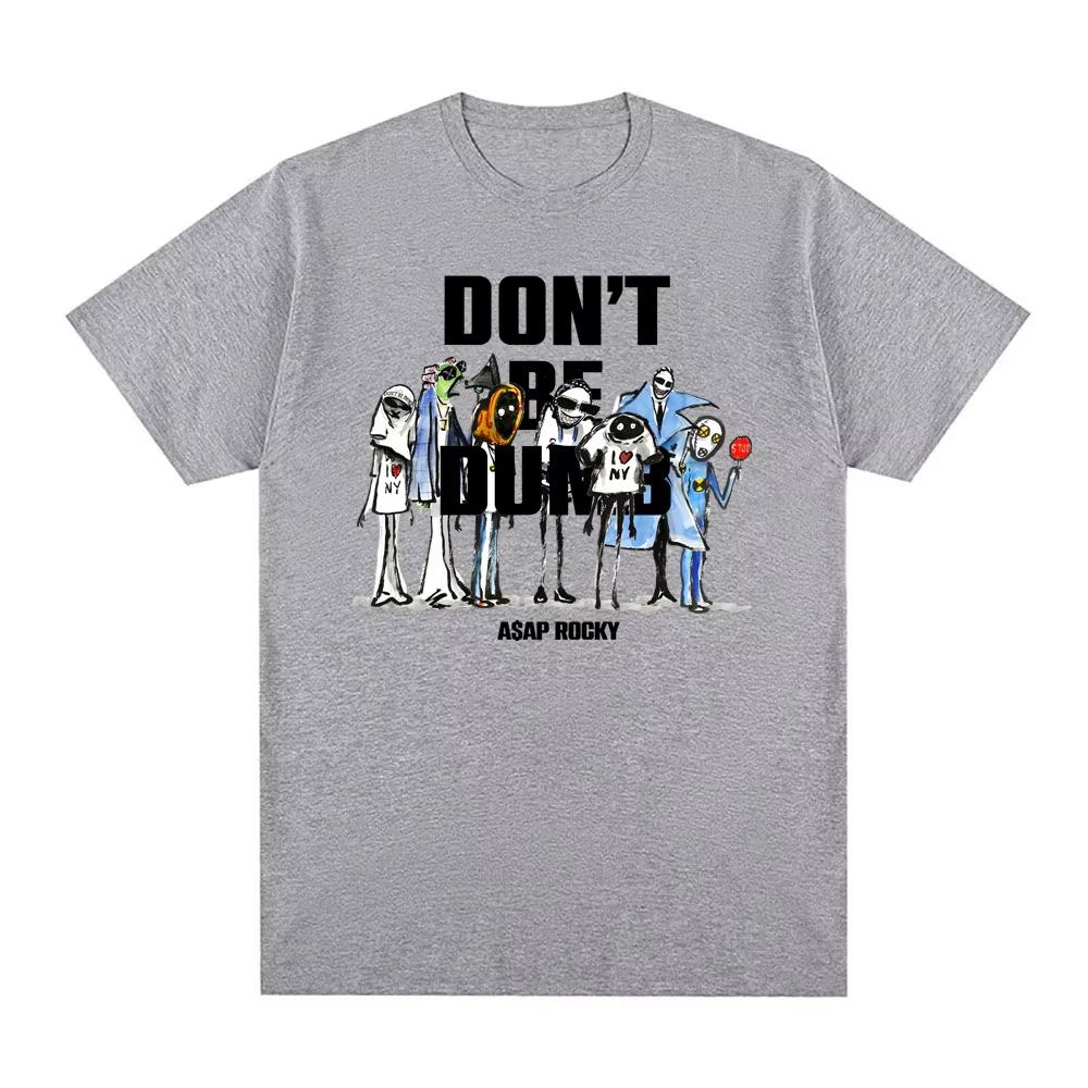 2026 New Album DONT BE DUMB Tshirt American Rapper American Rapper Graphic Printing Hip Hop 100Cotton Teeshirt High Quality