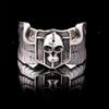 New Retro Skull Ring for Men, Trendy, Punk Style, Hip-hop, Wings, Skull Open Ring