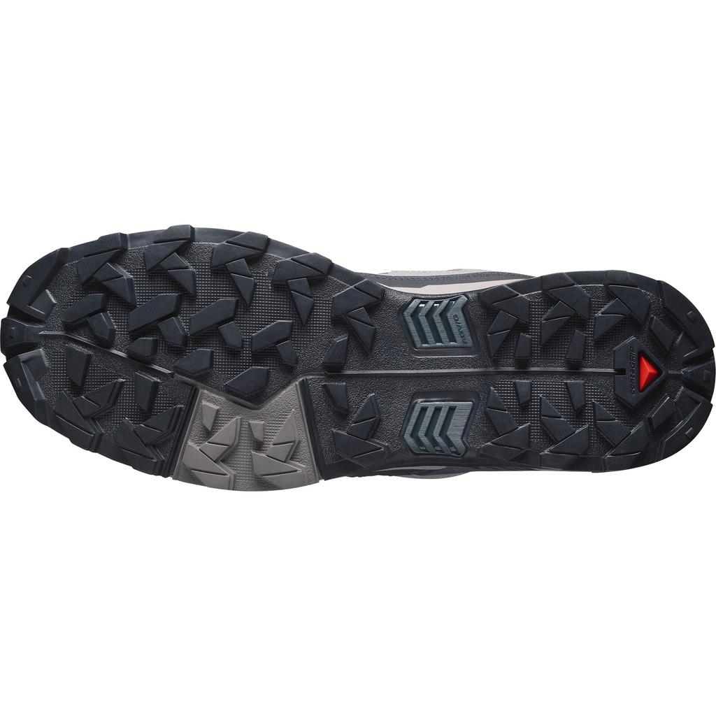 SALOMON X ULTRA 5 Mountaineering & Hiking Shoes Men's Iron Gray/Dark Navy Blue/Gull Gray 478546