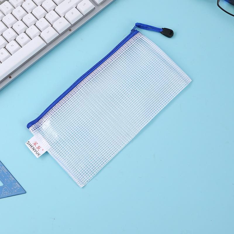 A4 wasserdichte Netz-Reißverschlusstasche: Transparente Schülertasche & Dokumentenaufbewahrung