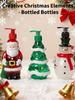 Holiday Essential! 350ML Santa Claus Dispenser Bottles - Reusable Home Travel Toiletry Refillable Jars