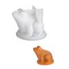 Multipurpose Sturdy Silicone Mould to Craft Frogs Candle Holders Easy Demolding Portable for Artistics Home Decoratio