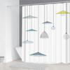 Bathroom Curtain Modern Simple Pattern Home Decor Waterproof Polyester Shower Curtains Bath Screen 180*180Cm & 180*200Cm