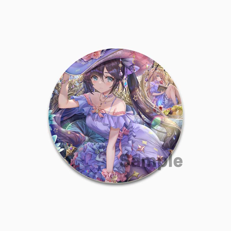 32/44/58MM Alloy Pins for Backpack Hat  Icon Cartoon Brooch  Genshin Impact Pin Fashion Jewelry Accessory