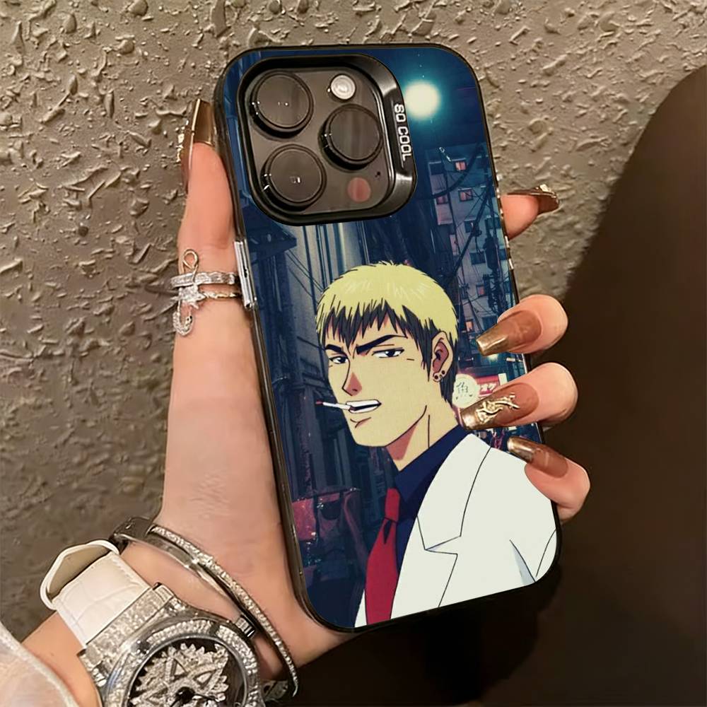 

GTO Great Teacher Onizuka Phone Case For iPhone 17,16,15,14,13,12,11 Plus,Pro Max,XS,Colorful Silver Black Cover iPhone13PRO