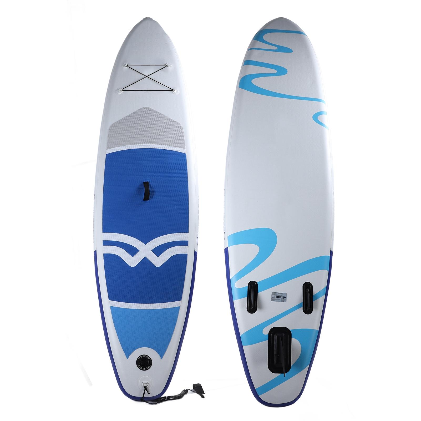 

Inflatable Paddle Board 10.5 Foot Length PVC Stable Inflatable Stand Up Paddle Board for Youth and Adult синий