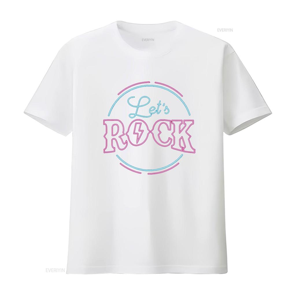 My Music Is Rock and Roll Let s T Shirt vintage Washed Slightly designer clothes Comfortable graphic streetwear