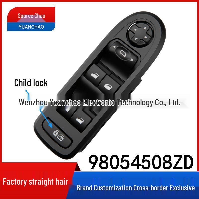 Citroen 508 C5 Left Front Window Control Button 98054508ZD Electric