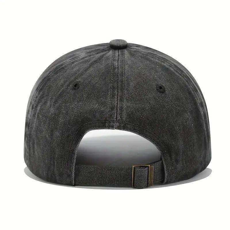Printed Pattern Washed Baseball Cap Latest Cotton Adjustable Classic Style Sportss Duckbill Hat For For Men And Women Sun Hat Focus Illusion With