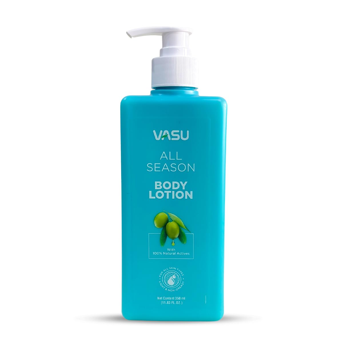 Vasu Naturals All Season Body Lotion With Natural Actives & For All Skin Types - 350 ml