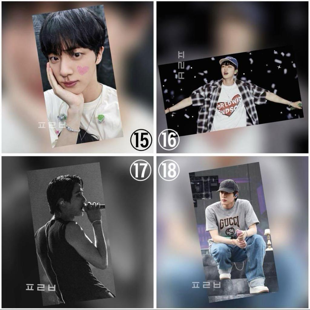 [USED] Exclusive BTS FESTA Photo Ticket for Jungkook, Jin, Hobi, and Korean Producers