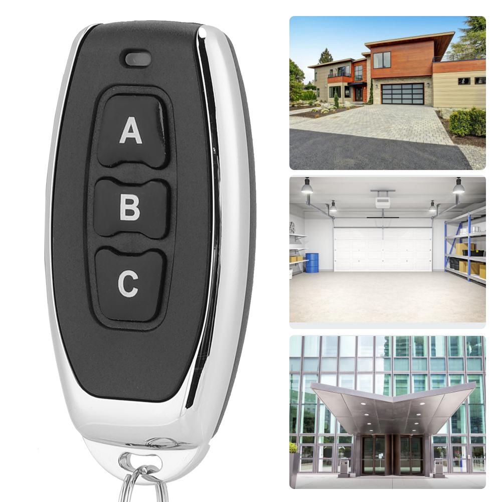 Drahtlose Universal-Fernbedienung mit 3 Schlüsseln aus Metall zum Kopieren von elektrischen Toren und Garagentoren